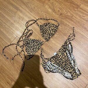 Bikini village cheetah print bikini
